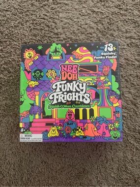 NeeDoh Funky Frights Squish-O-Ween Countdown - Neon Multicolor